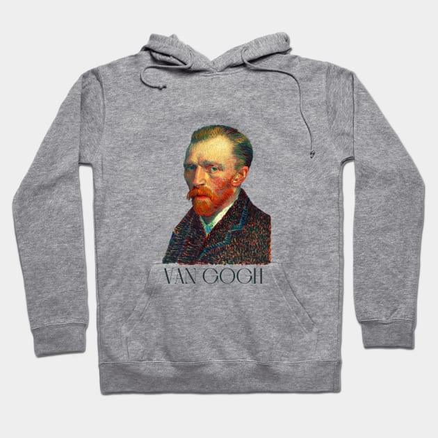 Van Gogh Portrait Hoodie by WrittersQuotes